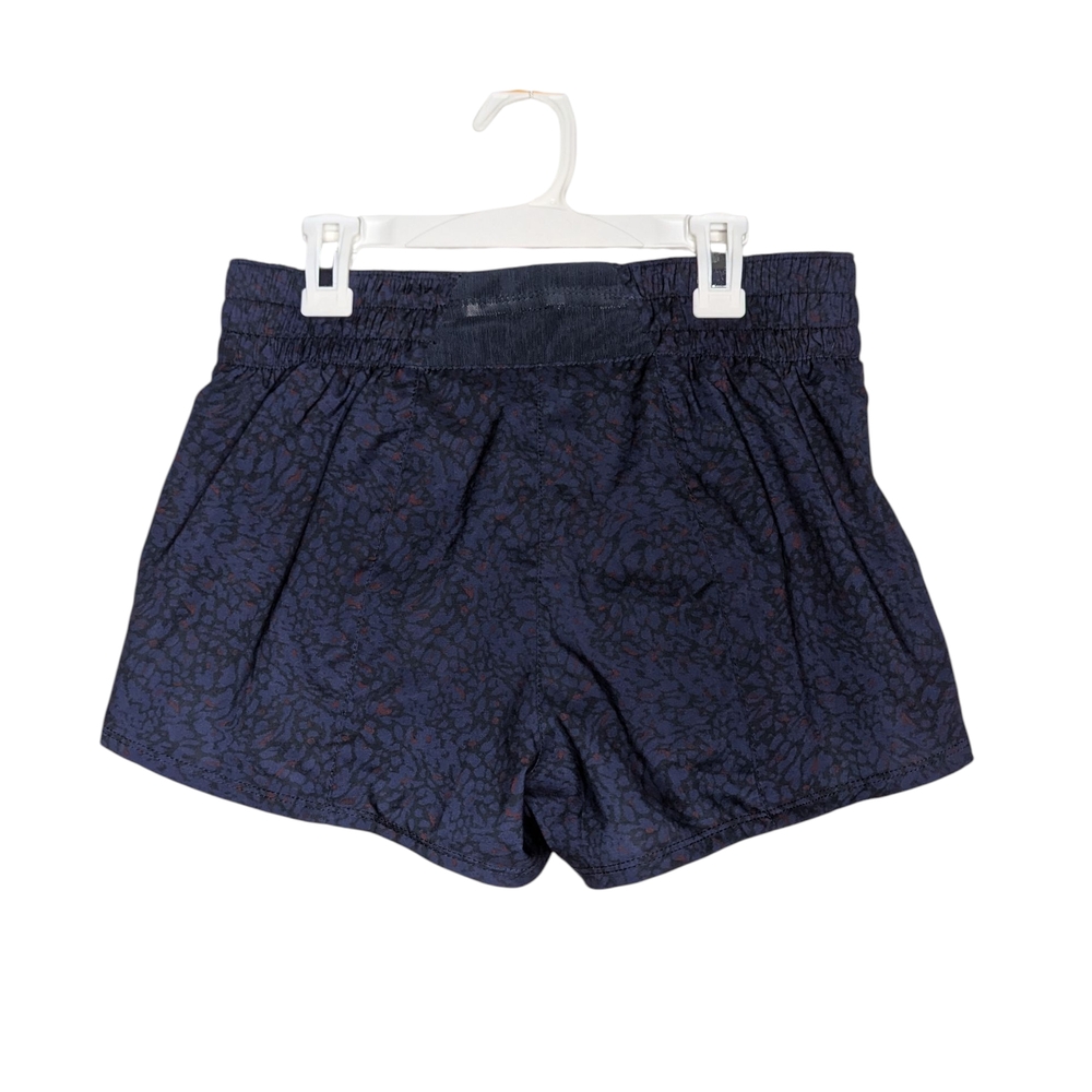 Nike Dri-Fit Womens Athletic Training Shorts Navy Animal Print Small NWT Gymwear - Picture 2 of 10